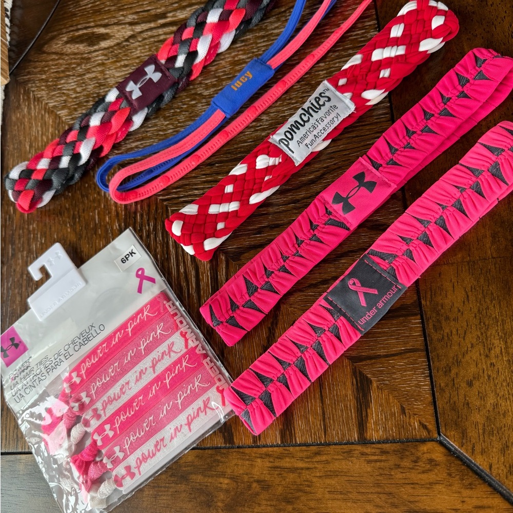 Under Armour Power in Pink Hair Ties Set